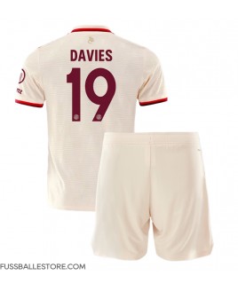 Günstige Bayern Munich Alphonso Davies #19 3rd trikot Kinder 2024-25 Kurzarm (+ Kurze Hosen)